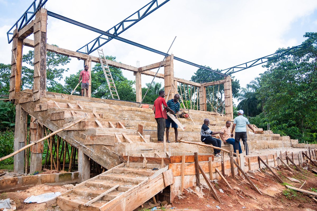 buezeofobuike's tweet photo. Earlier today and alongside my team, I inspected the state of work at our construction project of a community football facility in Ora-Eri, Aguata LGA. 

The facility is one of our intentional efforts to provide a standard playing ground for the budding football players within our communities in Aguata. 

The same vision propelled us to construct the Umuchu Mini Stadium and have hosted memorable football matches in the facility including the Super Falcons, Rangers International FC, etc. We aim is to position this facility as another ground in another part of Aguata LGA, for the harnessing more football talents among our youths. 

We are passionate with the drive to provide enabling platforms needed for the best in our people to thrive. 

For us in Aguata, Impossibility is Nothing.