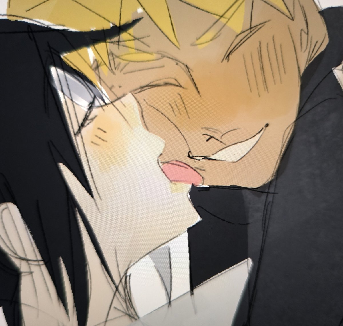 tm8toez's tweet photo. wip #narusasu https://t.co/mT5JXmHIHL