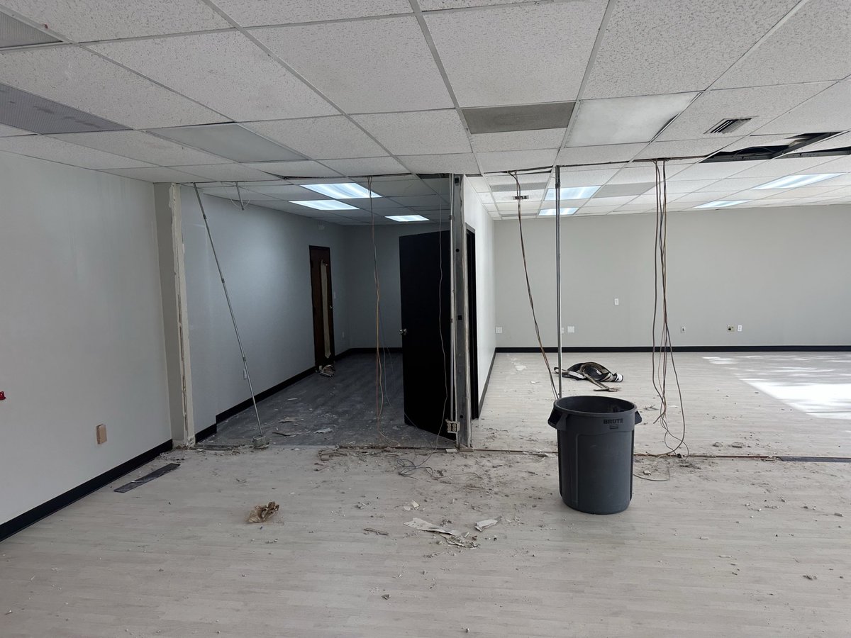 MarkazUthmanFL's tweet photo. Alḥamdulillāh, demolition has begun! The existing wall has been removed, and work to expand the brothers’ musallā is now underway.

So far, we have raised $353 of the $7,500 needed for this first phase. Please continue to support the renovation and help us move closer to opening the markaz.

💵 Cash App: $MarkazUthman
📧 PayPal: markazibnaffan@gmail.com