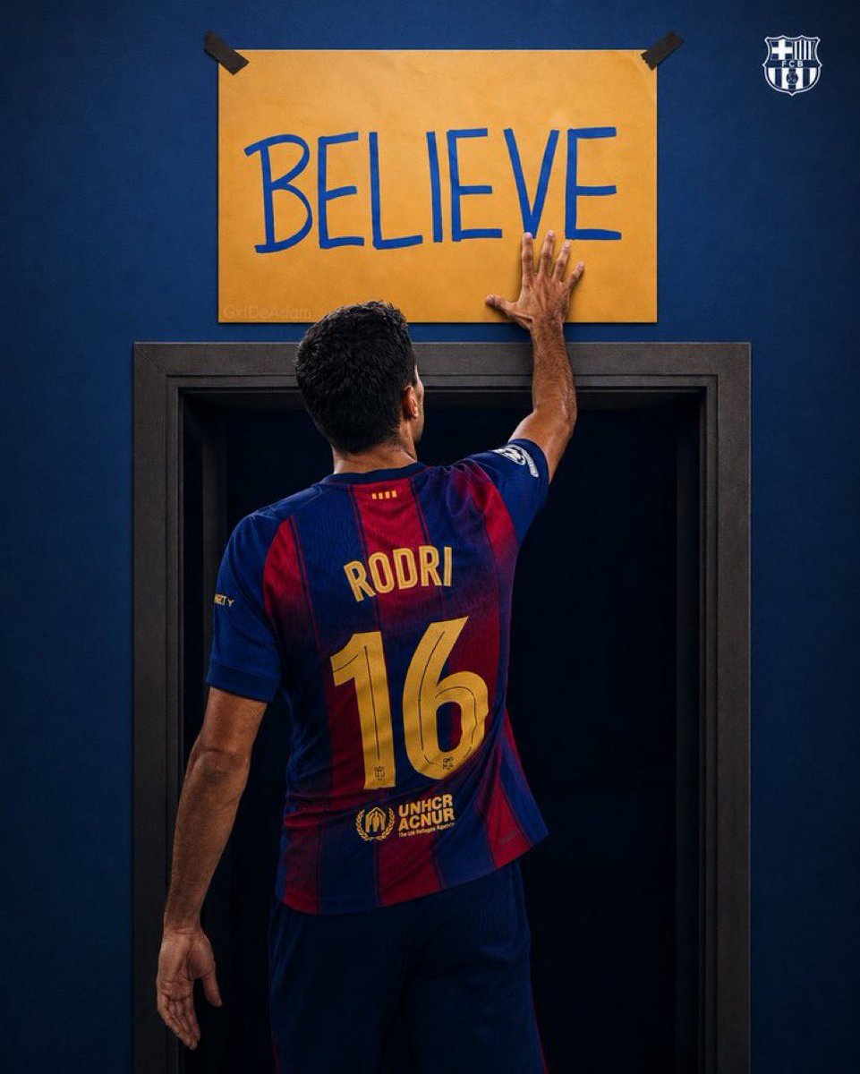 RBlaugrana8's tweet photo. Puedo confirmaros que por contactos con los que he hablado….

RODRI SERÁ JUGADOR DEL FÚTBOL CLUB BARCELONA AL 100%✅💙❤️⏳ https://t.co/GwgrFPULBq