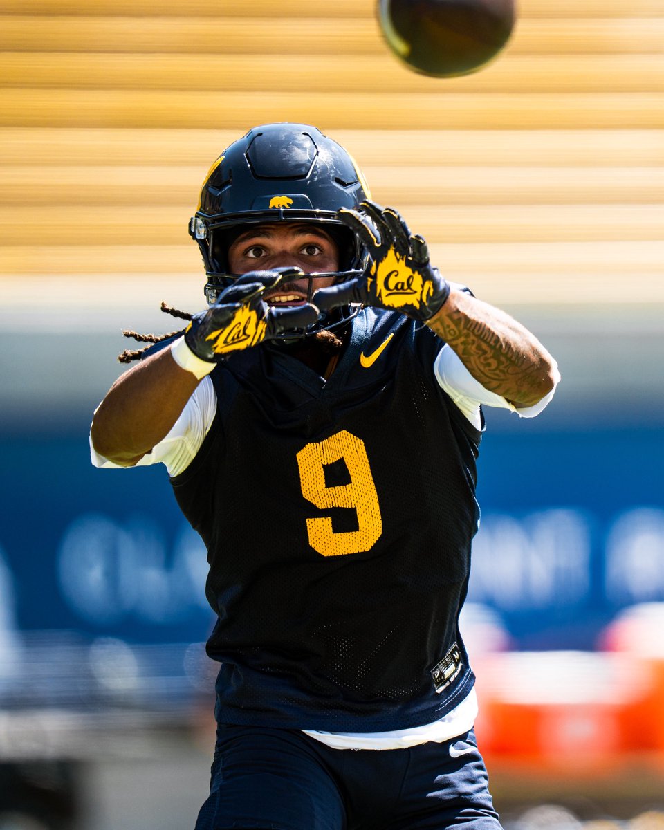 CalFootball's tweet photo. Back to work 🏈⛺️

#GoBears https://t.co/MARfdewOnr