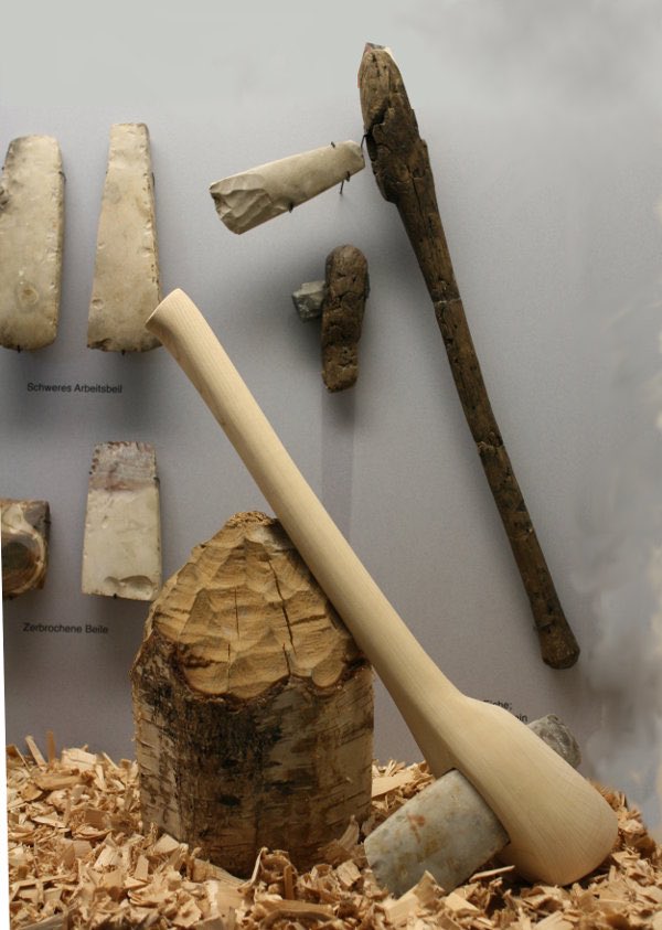 Sagnamadr's tweet photo. Club-or axe?
Several so-called Donarkeule (Þonar club) amulets closely resemble Neolithic polished axes, which were associated with the cult of Thor, as they were uncovered or washed up after storms, and kept in houses to bring good fortune and keep out evil spirits. 𐘾 https://t.co/5CNBR33YMz