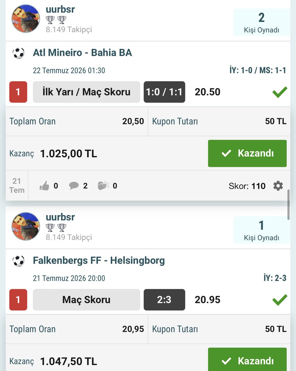 TipsSniper10's tweet photo. Vip grup kurdu teki yazmış. Skor kazanmak çok kolay bundan sonra skor vereceğim sadece demiş. Liste paylaşmış Listede 5 tane farklı skor var 1 i gelmiş bildik yazmış. Nedense ben 16 temmuzda sayfayı kurdum. 25 temmuza kadar 5-6 maç verdim. 1 fire verdim. 20 günde ne yaptık. https://t.co/z6O2ELGUe0