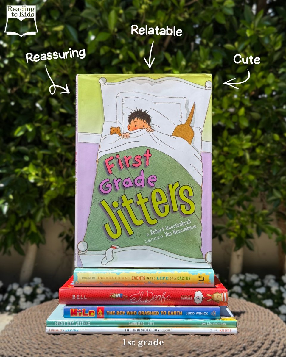 readingtokids's tweet photo. Our "Back to School Fun" reading clubs are this Saturday!

K-2nd grade will explore inclusion and first-day stories with a twist! These book show that school nerves are normal and kindness helps everyone belong 💙📚

@TrudyLudwig @patrice_barton @OnlineQuackenbu @DannebergJulie https://t.co/37An2u4XhW