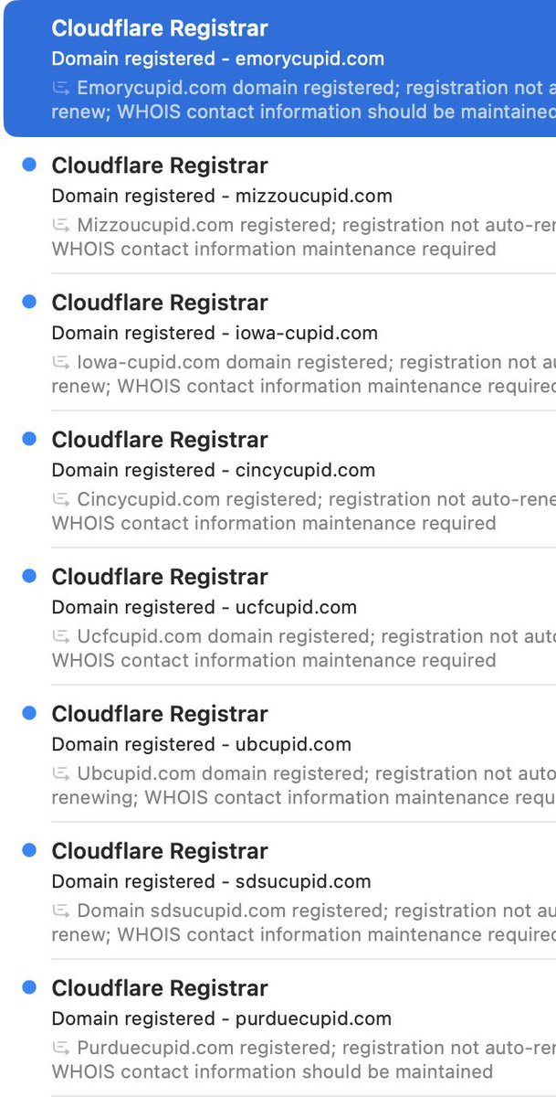 genericliu's tweet photo. gave my agent a debit card with $5k on it. i woke up today with 50 new domains. its saying this is for SEO hacking. does cloudflare have a return policy😭😭 https://t.co/E40QiVUqAY