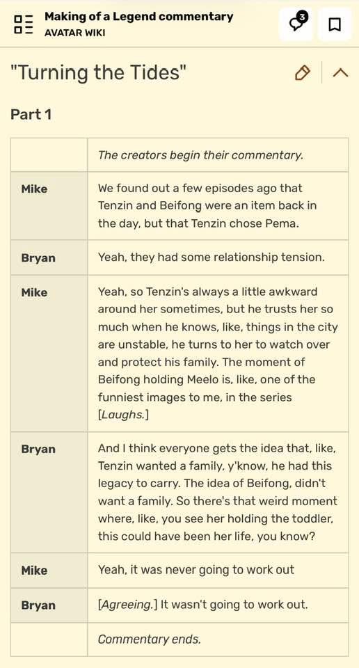 AndreaLee2n's tweet photo. @Aji_ben72 
The creators(Mike &amp; Bryan) confirmed that Tenzin’s &amp; Lin’s relationship was never going to workout period. https://t.co/C8LwGxk7xH