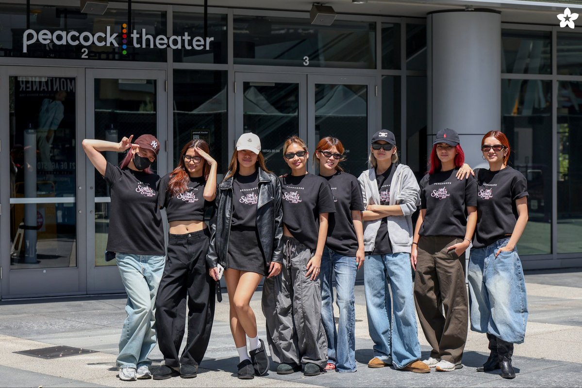 BINI_ph's tweet photo. 𝄃𝄃𝄂𝄀𝄁𝄃𝄂𝄂𝄃Destination locked: Los Angeles. 

The signal led us back to LA! We're so happy to be here and can't wait to party with you all at the Peacock Theater later. Kita-kits!🙌

BINI SIGNALS ACROSS LA

📸Ryan Ceraspe
#BINI #BINI_SIGNALS_WORLDTOUR_2026 #BINI_SIGNALS_LOSANGELES