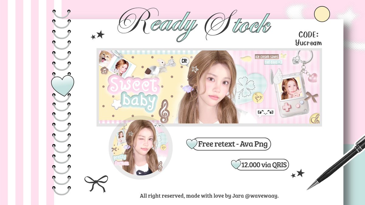 deobitnna's tweet photo. bantu repost ya, thank chu! 💋

meowning semuaa! yuk jajan layout rs terbaru dari teaser ICONIC HEARTS 🪽💘 ada ready stock jiwoo, carmen, yuha dan ian hearts2hearts yang bisa langsung kamu bawa pulang <33

#bealanja h2h gg https://t.co/UBxKmwpHfl