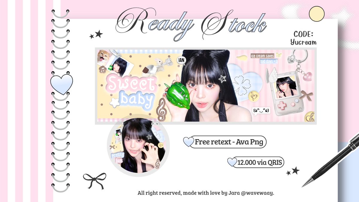 deobitnna's tweet photo. bantu repost ya, thank chu! 💋

meowning semuaa! yuk jajan layout rs terbaru dari teaser ICONIC HEARTS 🪽💘 ada ready stock jiwoo, carmen, yuha dan ian hearts2hearts yang bisa langsung kamu bawa pulang <33

#bealanja h2h gg https://t.co/UBxKmwpHfl