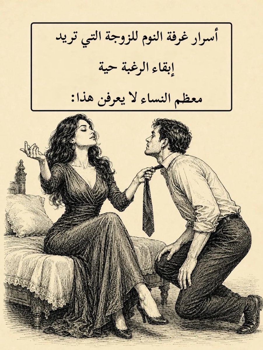 MOVIE7_'s tweet photo. أسرار غرفة النوم للزوجة التي تريد

 إبقاء الرغبة حية

معظم النساء لا يعرفن هذا: https://t.co/Zd1zDQ4KQu