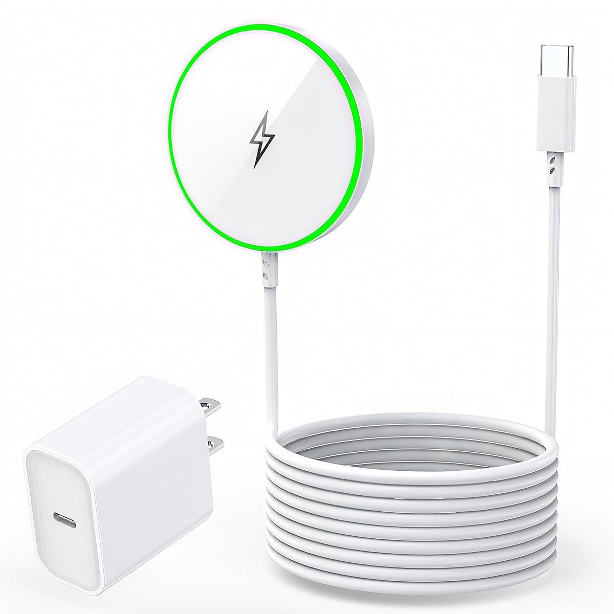 KristysDeals's tweet photo. ‼‼  SAVE 50%  ‼‼
10FT MagSafe Magnetic Wireless Charger

Reg: $29.99
Now: $14.99 PRIME
Code: QIP6MOIX
#Ad 🛒 -->> https://t.co/T4TQVIuAdw 
- - - - -

The links used are affiliate links. Prices and availability are accurate as of Posting  #CommissionEarned https://t.co/r6HOoynO1K