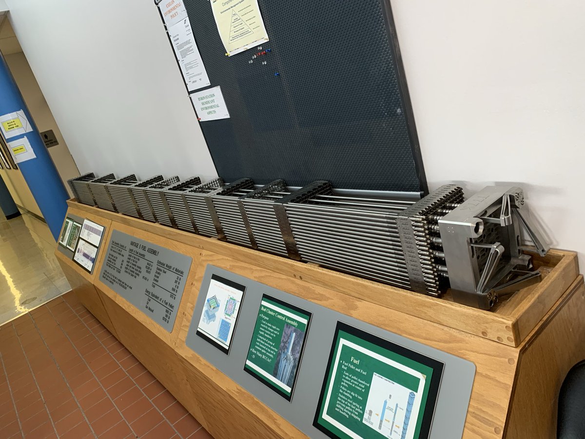 Busy2158's tweet photo. Joe, this is a fuel bundle at Byron nuclear plant 20 miles south of Rockford IL. It’s a display in the lobby.  looking closely at the power comparisons!!
It’s ALWAYS been our best power generation. 
Hollywood hated it (The China Syndrome. )
The MEDIA Hated it!
I spent 20 years “Workin The Nukes all across this Great Country as A Union Millwright for
GE and Siemens/ Westing House. 
It’s our cleanest safest power generation 
I LIVE VE THIS!!!!
Please Share!