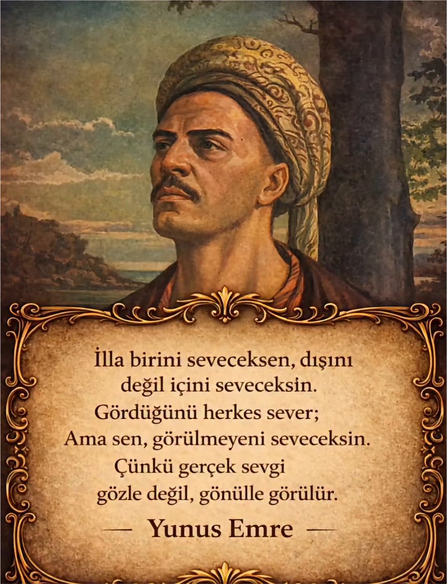 Ozde_Biriz's tweet photo. Gerçek sevgi gözle değil, gönülle görülür. https://t.co/5HdMrHCdxM