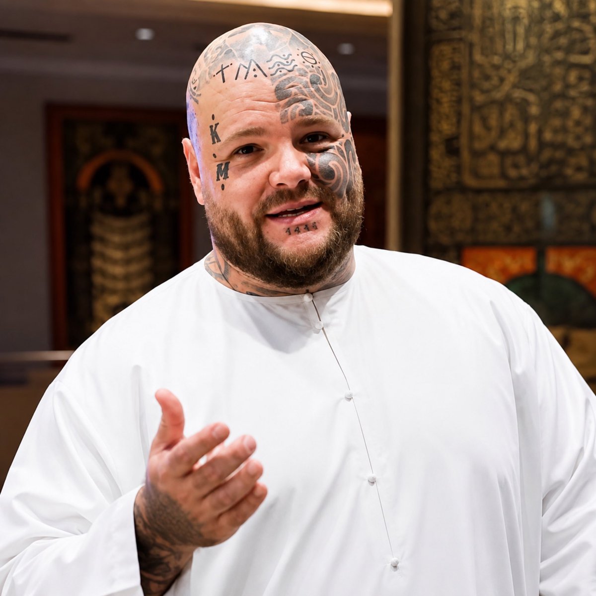 JMNewsNetwork_'s tweet photo. The response of BigFrank who recently embraced Islam to an Islamophobe. 👀 https://t.co/CaFsZBeuQF