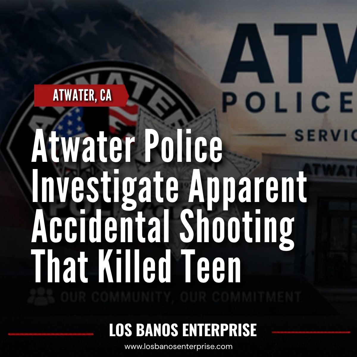 LosBanosCaNews's tweet photo. A teenage boy was killed Monday in an apparent accidental shooting at a home in the 400 block of Elm Avenue in Atwater. Police said another teenage boy remained at the scene and cooperated with investigators.
#Atwater #MercedCounty https://t.co/FAfyFMvQ04