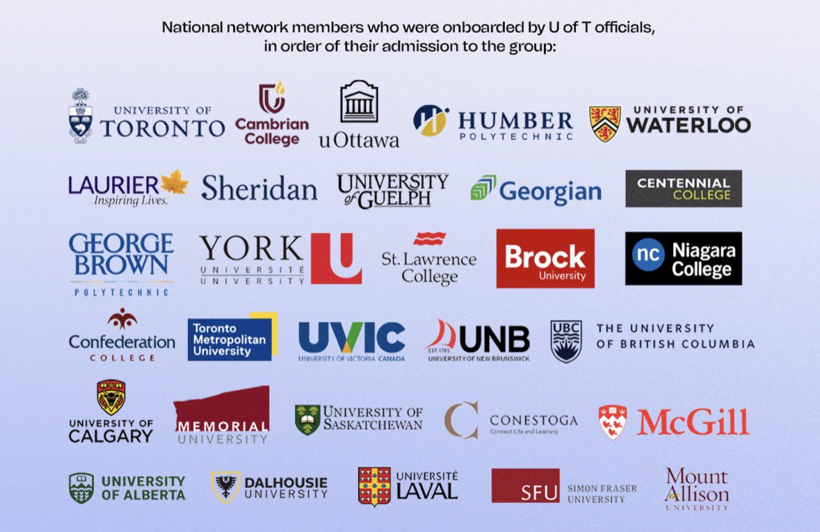 SanaSaeed's tweet photo. Dozens of Canadian universities banded together and worked with law enforcement and even government officials at times to surveil anti-genocide students - before even most encampments had begun. They treated these kids as threats - violating their Charter protected rights & speech - and then tried to cover it all up.

https://t.co/sEg7jT6ztl

Absolutely necessary reporting from @TheBreachMedia on just how far Canadian universities were willing to go to protect Israel’s “right” to exterminate entire bloodlines (and listen to donors’ who believed in that too.)