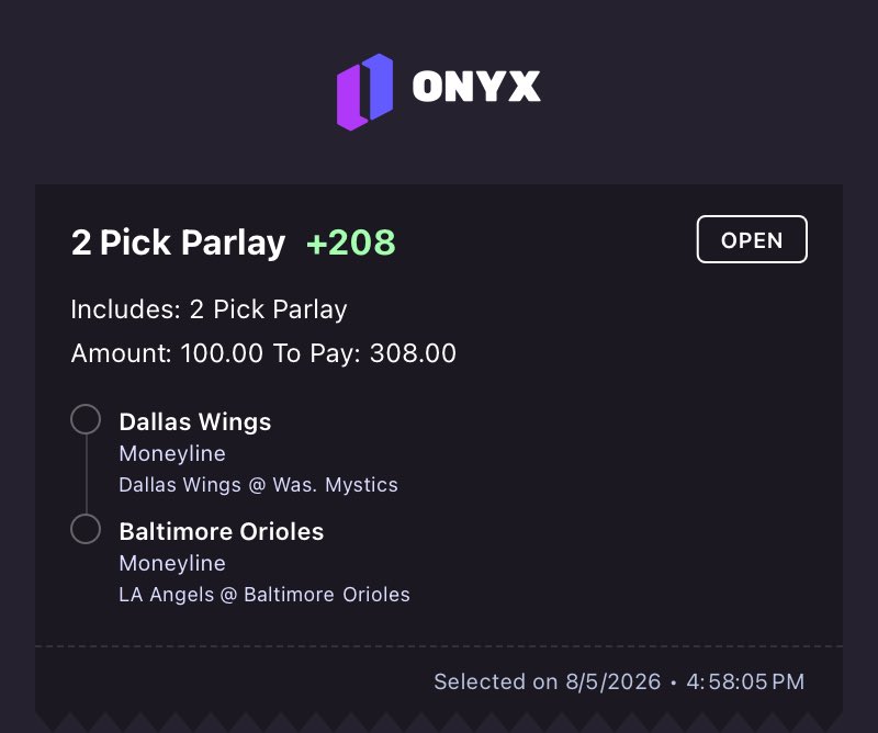 degendenking's tweet photo. MLB x WNBA 2-MAN POTD

MORTAL MEGA NUKE 💣 

Wings ML 🪽 
Orioles ML 🟠

Paige Bueckers is looking to get the wings back on track after losing to the Mystic’s two games ago, while the Orioles look to clinch the series.

Just do your jobs ‼️

@OnyxOdds https://t.co/1awH1hTiVg