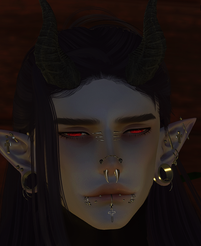 Lachrymaxiv's tweet photo. His piercings are done
moving over to horns accessories now
also changed his horns https://t.co/CjSMrR0E55