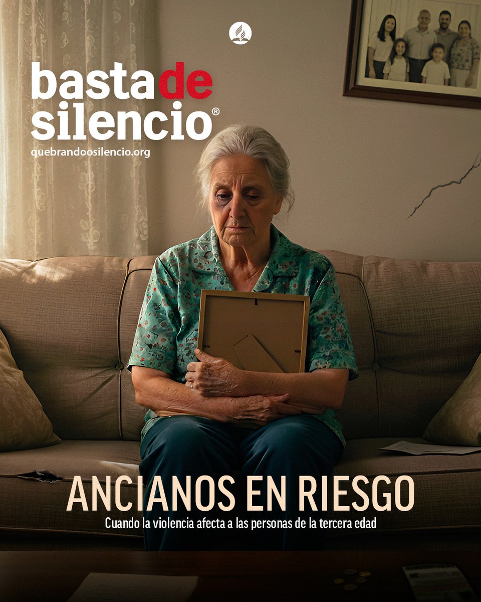 iasdchile's tweet photo. La violencia contra el adulto mayor muchas veces silenciosa: en el abandono, el maltrato, la indiferencia o la vulneración de sus derechos.
Este año #BastaDeSilencio busca visibilizar esta realidad, y a la vez concientizar en el cuidado y la protección.
▶️https://t.co/OdadEI90rI https://t.co/ab26v9oP4P