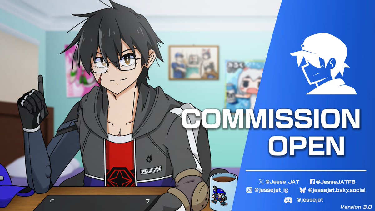 Jesse_JAT's tweet photo. [ART COMMISSION V3 UPDATE]
Major Changes here and all. Some new were added, but some were removed to be more consistent and less complex

If you're interested to commission me, please reach me out via DMs

(Information in Threats) https://t.co/KQNECSurk0