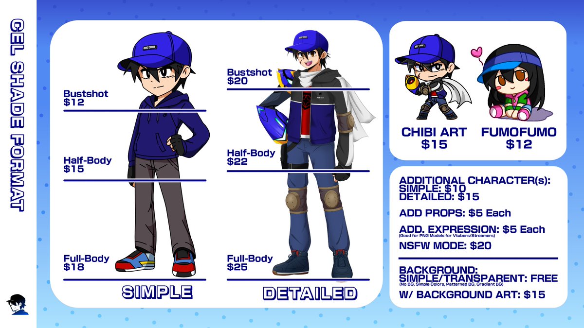 Jesse_JAT's tweet photo. [ART COMMISSION V3 UPDATE]
Major Changes here and all. Some new were added, but some were removed to be more consistent and less complex

If you're interested to commission me, please reach me out via DMs

(Information in Threats) https://t.co/KQNECSurk0