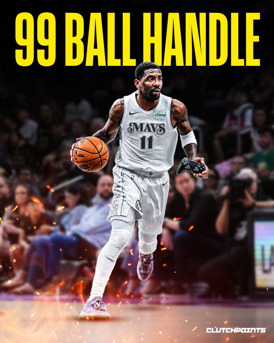 MavsNationCP's tweet photo. Kyrie Irving received a 99 ball handle rating in NBA 2K27.

A perfect rating for one of the greatest ball handlers in NBA history. 🏀🔥 https://t.co/W3H89axBm4