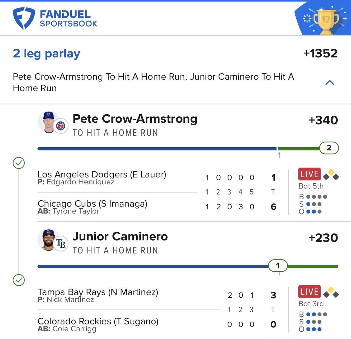 tailsports01's tweet photo. Lockin in on the night slate 👀
#MLB
#Fanduel #Draftkings�� #ESPNBet #mlbbets #parlay #mlbparlays #parlays #sportsbetting #SportsBettingX #gambling #MLBPicks #sportsbets #sports https://t.co/J20KTrPwjs
