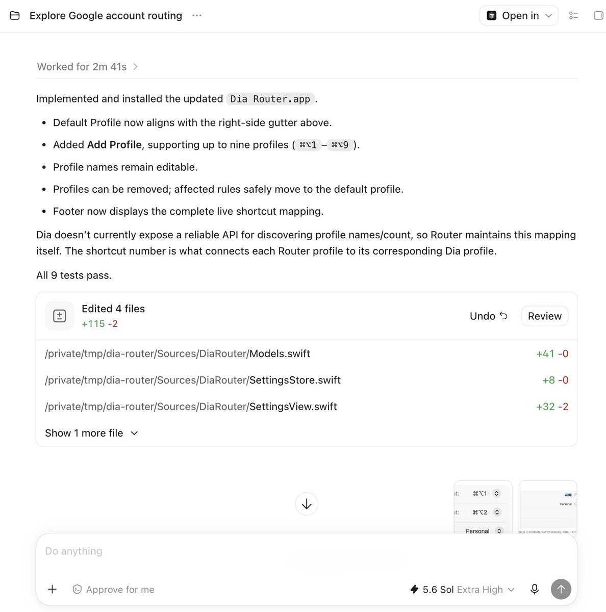 jdsimcoe's tweet photo. Built a little app called @diabrowser Router that essentially gives me "Air Traffic Control" from Arc. I set it as my default browser it does Profile detection and auto routes links to the right profile. You can also ⌘⇧ + Click to send links from one Profile to the other.