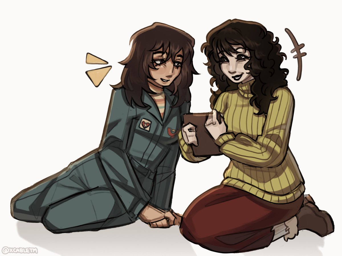 xcabletm's tweet photo. just two women bonding over being doomed by the narrative #thewaltenfiles #mouthwashing https://t.co/cSYLMXYf9e