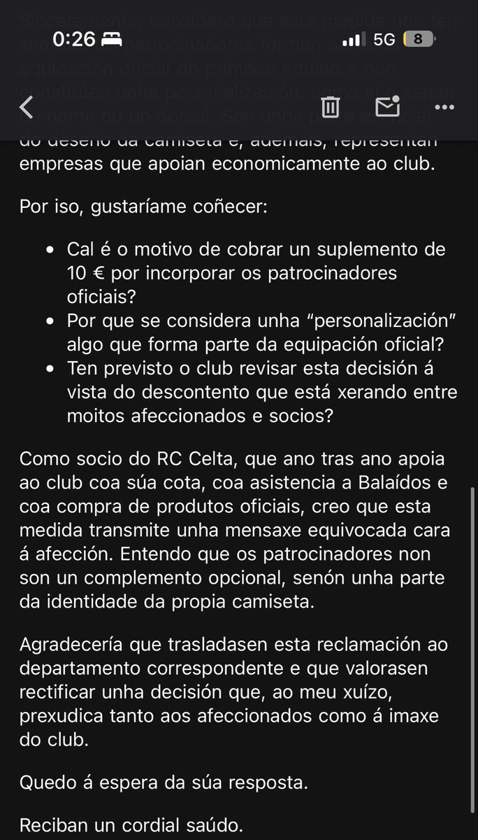 _manusobral_'s tweet photo. #SempreCelta #RCCelta #Afouteza @RCCelta que contestamos a isto? Tédelo no correo. Indignante. https://t.co/N7K7P77rU0