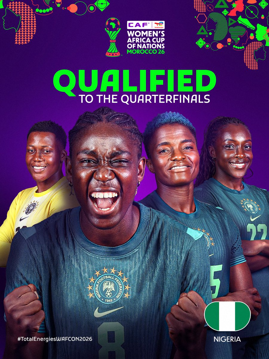 EdidiongJa971's tweet photo. NIGERIA AND MALAWI
QUATERFINALIST🙏💙 https://t.co/T7voxOcyx8