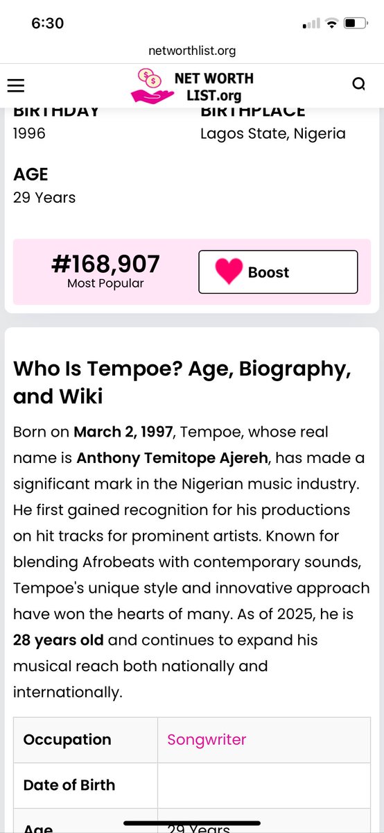 OJamine's tweet photo. Na wa! Tempoe with different name by bloggers. One blogger obviously did not do their research. We need to be careful in this digital age. @Tempoe_  come and see oh. https://t.co/UfTtp8JrTm