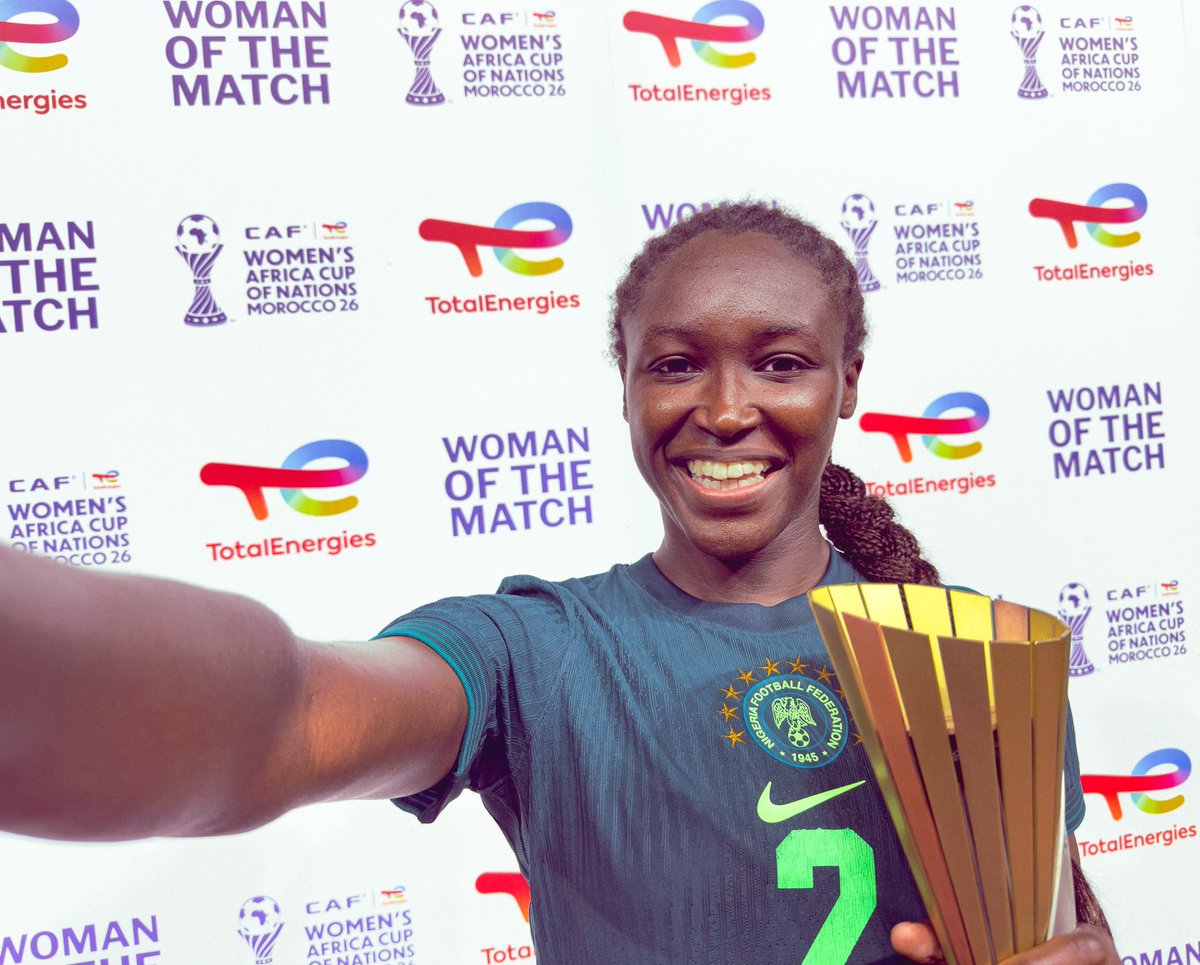 PoojaMedia's tweet photo. Babajide Rinsola - Woman of the match 🔥🇳🇬 https://t.co/hTYVjiXR80