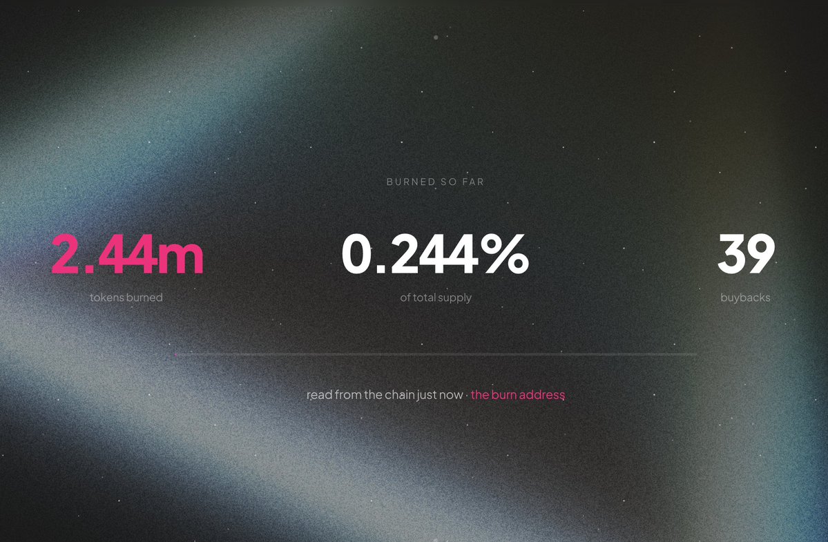 SNOWPOOL_Uni's tweet photo. We added the amount of supply burned live directly on the website.

https://t.co/3dAkgkBs8P https://t.co/W7jdOyq1Jj