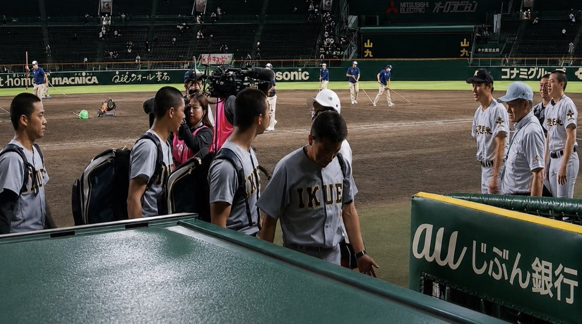 general_basebal's tweet photo. 仙台育英が札幌日大を
3―1で破った開幕戦。

試合終了後、仙台育英の選手たちは
札幌日大へ何度も、

「ありがとうございました」

その声は中継にも入り、
試合最後は両校の選手が抱き合った。

2026年夏、最初の試合。

#高校野球 https://t.co/hyWiDXBkod