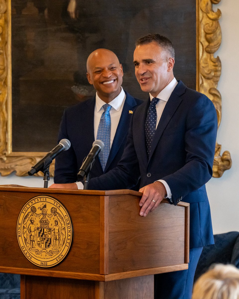 PMalinauskasMP's tweet photo. Great to catch up again with Maryland Governor @GovWesMoore. 

Governor Moore showed real interest in our world-leading social media reforms, and it was great to discuss our states’ shared leadership in the defence and space sectors. https://t.co/KOWvp7mtJv