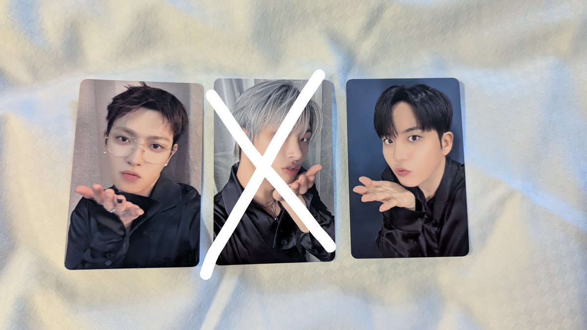 BaBaBa___7's tweet photo. ATEEZ アチズ ペンミ ファンミ 特典 トレカ 交換    

譲）ホンジュン、ジョンホ

求）同種 ユノ、ウヨン

※本日会場にて手渡し
リプにてご連絡お願いいたします！ https://t.co/ouHzW28did