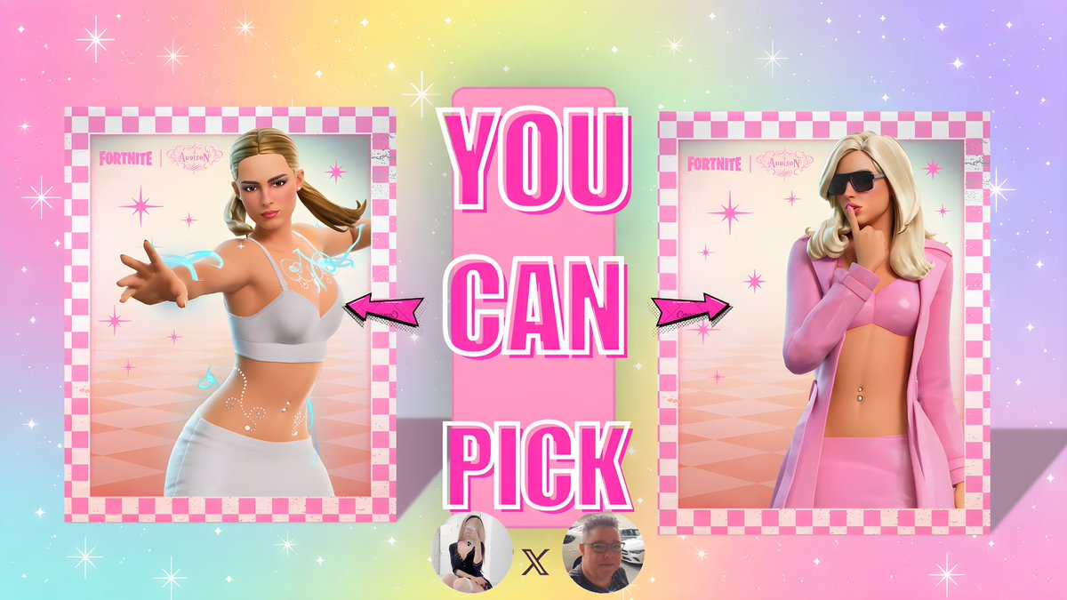 liltifaa's tweet photo. ☁️ ADDISON RAE SKIN OF YOUR CHOICE!☁️
🏆 2 winners

To enter:
💝 Follow @liltifaa &amp; @bulldogboedha 
💖 Like
♻️ Retweet
💬 Tag your besties &amp; Tell us which Addison Rae skin is your favorite!

Ends Sunday🔥
Good luck, everyone! 🩷

Not sponsored or affiliated with Epic Games/X https://t.co/RnCvUtyDbJ