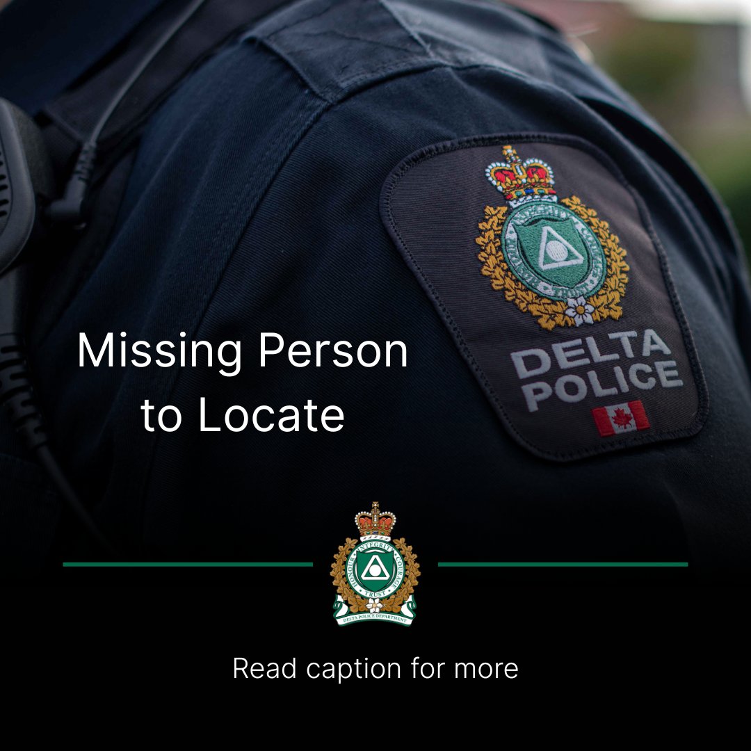 deltapolice's tweet photo. #NewsRelease: Missing Person to Locate  

Delta, BC – The Delta Police Department is requesting the public's assistance in locating 29-year-old Ryan BAINS. 

On Sunday, August 2, 2026, the Delta Police began a missing person investigation after BAINS left his family residence in North Delta shortly before 8:00 a.m. Family members reported him missing after they were unable to contact him for several hours.  

The investigation has revealed that BAINS parked his vehicle on Annacis Island and began walking toward the Alex Fraser Bridge at approximately 8:20 a.m. on August 2, 2026.   

BAINS is described as a 29-year-old South Asian male, 6'1" tall, with an athletic build, short black hair, facial stubble, and brown eyes. At the time he was last seen, BAINS was wearing black pants and a black t-shirt.  

Investigators are seeking witnesses or dash camera footage from anyone who travelled over the Alex Fraser Bridge on August 2, 2026, between 8:20 a.m. and 4:30 p.m., when Ryan's unoccupied vehicle was located by police. If you saw Ryan on the bridge sidewalk, or if you have dash camera footage from that period and have not yet spoken with police, please contact the Delta Police Department at 604-946-4411 and reference file number 2026-14400.