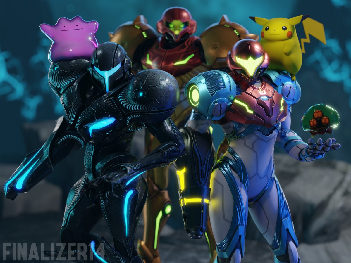 Finalizer14's tweet photo. Happy 40th, Metroid!!! https://t.co/LUrmBtbE7s