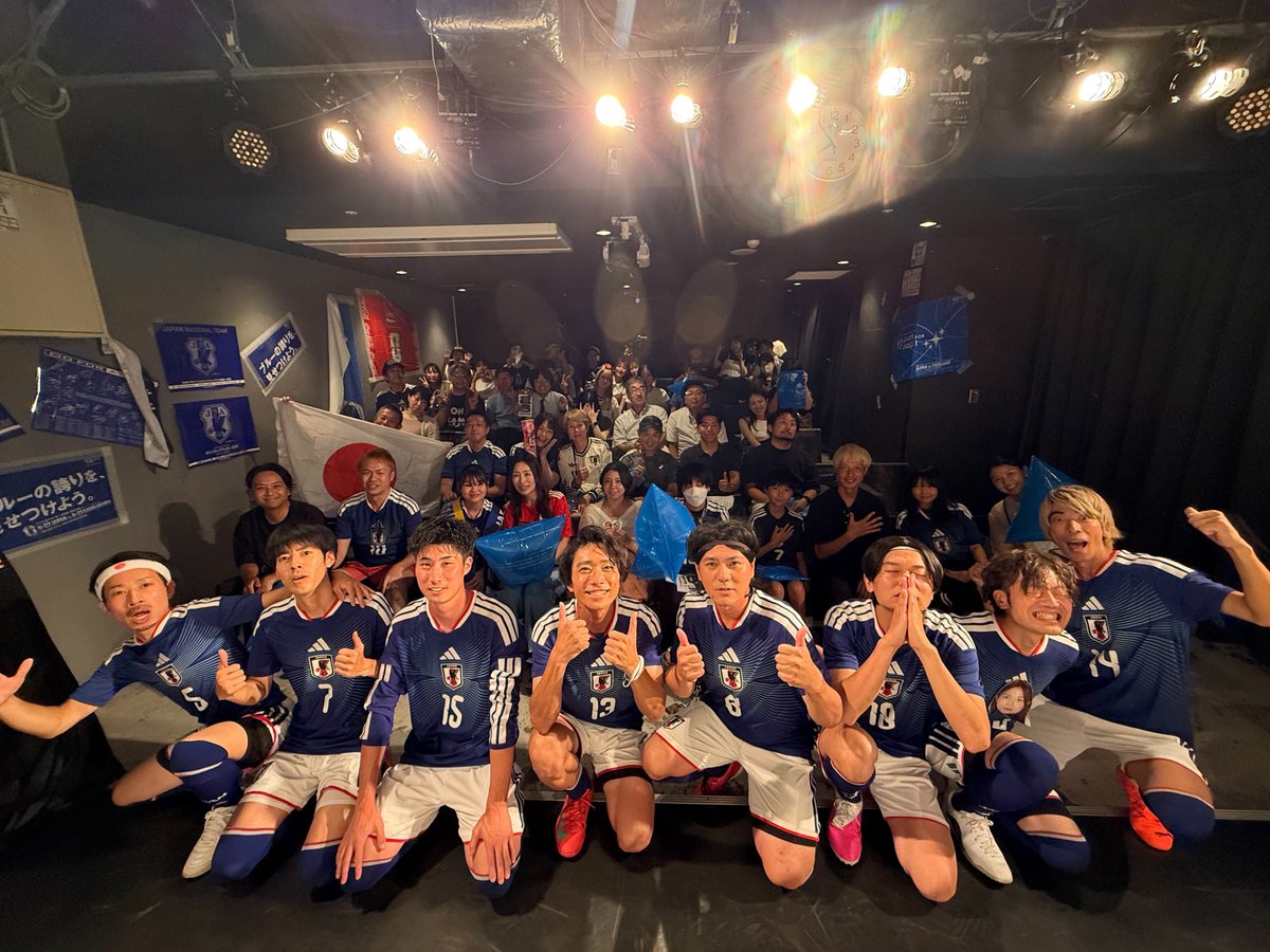 onodenmasawo's tweet photo. #ものまねブルー
#単独ライブ 第三節
「#マンマミーア」

一部＆二部
沢山のサポーターさん
ご来場にマンマミーア！

更なる #サッカー日本代表 の躍進に
BRAVO！

サポーターの皆様
スタッフの皆様
grazie mille！ https://t.co/CkSWosGRz4