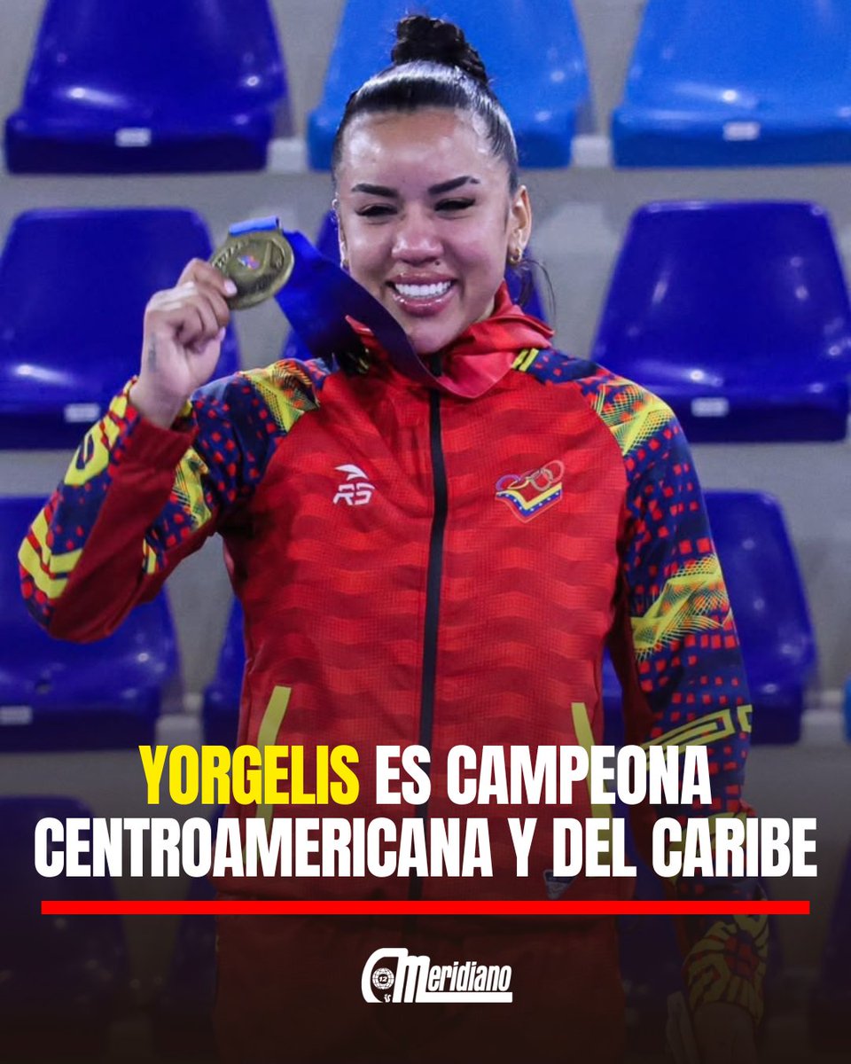 Meridianoonline's tweet photo. NUEVA MEDALLA DE ORO 🥹👏🏽

🥇 La karateka, Yorgelis Salazar se subió a lo más alto del podio en los -50 del kumite femenino al derrotar a la dominicana Nayelis Guzmán 

🇻🇪 Con esta medalla Venezuela llega a 24 doradas en los Juegos Centroamericanos y del Caribe Santo Domingo 2026

Ingresa en https://t.co/IG4wLeppwQ y amplía los detalles ‼️

📷 mindeporte