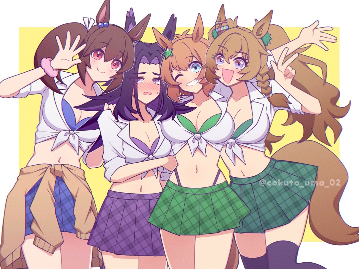 cokuto_uma_02's tweet photo. 大きなカントリーマアム組×アメスク https://t.co/Ou9mD9ahxd