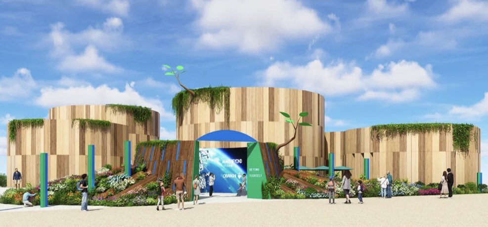 shakai_Nomad's tweet photo. 【速報】横浜花博、大林組パビリオンの建設はかなり進んでいそう。

#GREENEXPO2027 https://t.co/AyYAypDpgD