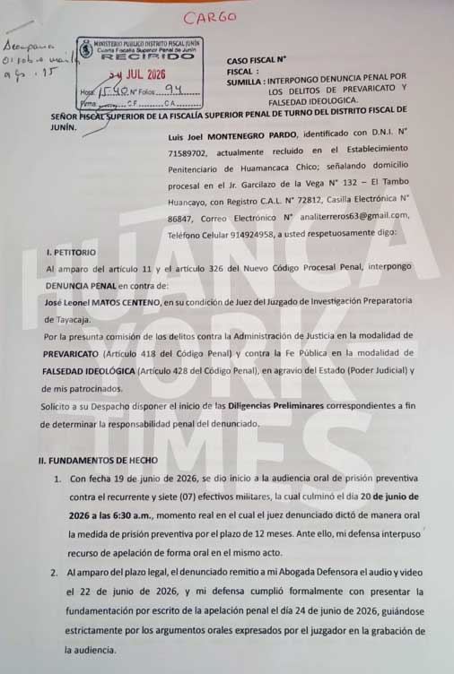 JaimeQuito6's tweet photo. ¡No a la impunidad! En acto indolente con los familiares y deudos, se ha ordenado la liberación de los ocho militares investigados por la masacre de #Colcabamba. Inaceptable que se dé esta acción, ahora nada garantiza que se conozca la verdad del asesinato de los cinco jóvenes. https://t.co/zt95ySmPhd