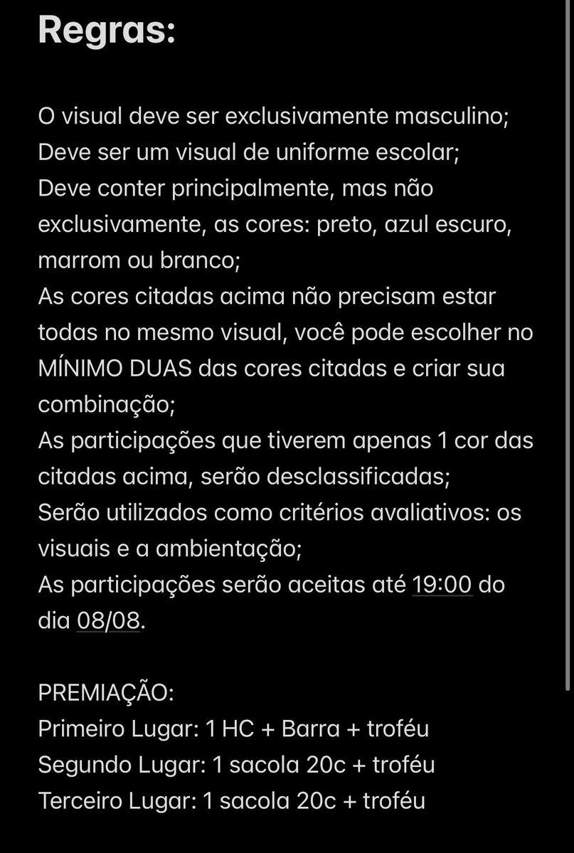 HabboEast's tweet photo. ⚜️ PROMOÇÃO DE VISUAL ⚜️
SAINT FRANKS SCHOOL FOR BOYS 

Crie o seu visual, seguindo todas as regras! 
Poste marcando @HabboEast e @habbodaaline 

🏆PREMIAÇÃO: 
Primeiro Lugar: 1 HC + Barra + troféu 
Segundo Lugar: 1 sacola 20c + troféu 
Terceiro Lugar: 1 sacola 20c + troféu https://t.co/381jagLdBP