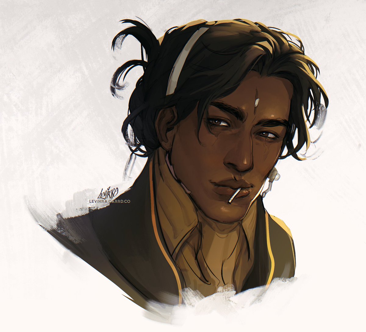 levikra_art's tweet photo. manbun alert‼️‼️

#warframefanart #tennocreate https://t.co/hRYVDWxQEF