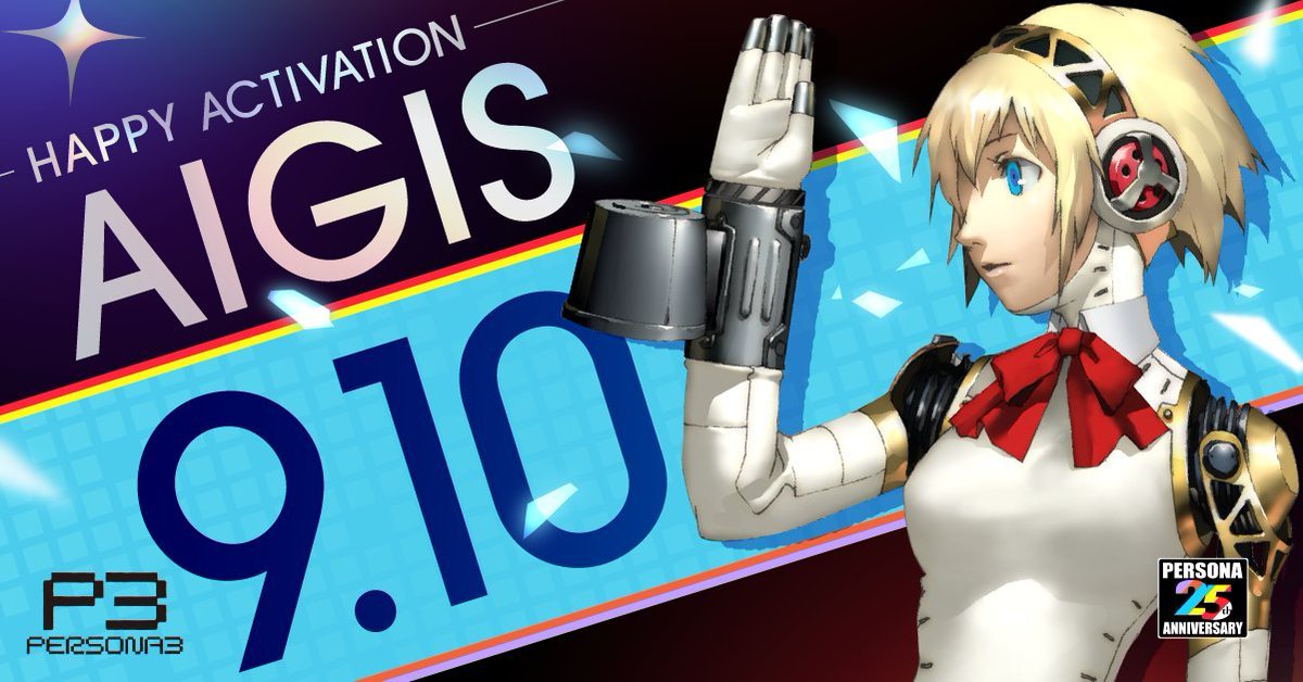 ScrambledFaz's tweet photo. Today is Aigis' activation day! https://t.co/ojGWPfPoY8