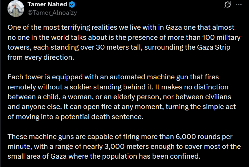 JonesHowDareYou's tweet photo. What have I been saying like a broken record.

Gaza is a Kill Box. Built and controlled by Israel. #GazaGenocide #GazaHolocaust https://t.co/8g1hGZfeap