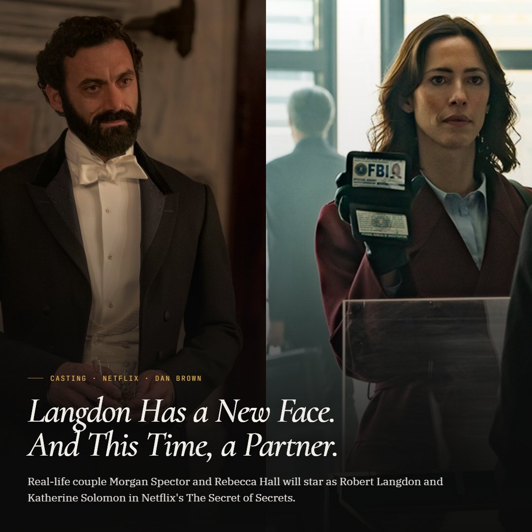 ChillMehHK's tweet photo. After more than a year in development, #Netflix’s upcoming series adaptation of #DanBrown’s #TheSecretofSecrets has finally locked in its leading cast!
@Netflix_CA 
https://t.co/hbQcYmhwUu https://t.co/0AVEUllhUn